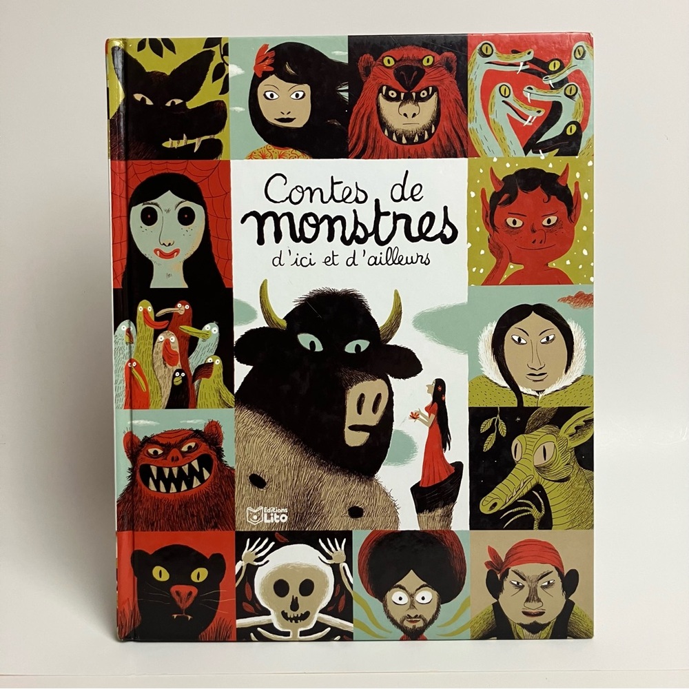 Livre vintage pour enfants Contes de monstres 2004 French Book Y2K Classic Tales